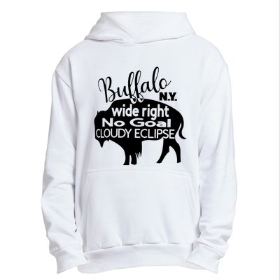 Wide Right No Goal Cloudy Eclipse Buffalo Urban Pullover Hoodie