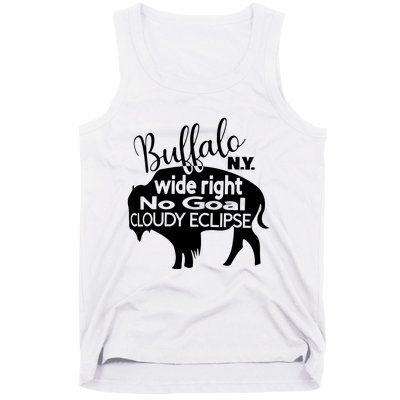 Wide Right No Goal Cloudy Eclipse Buffalo Tank Top