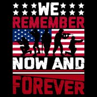 We Remember Now And Forever Gift Memorial Day Sustainable Bucket Hat