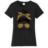 Wo Retired  Not My Problem Anymore Vintage Funny Retirement Women's T-Shirt