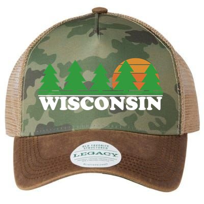 Wisconsin Retro Nature Legacy Tie Dye Trucker Hat