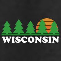 Wisconsin Retro Nature 25L Jumbo Tote