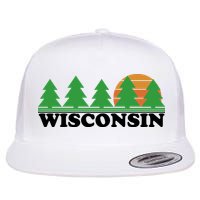 Wisconsin Retro Nature Flatbill Hat
