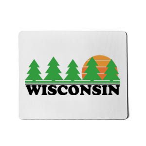 Wisconsin Retro Nature Mousepad