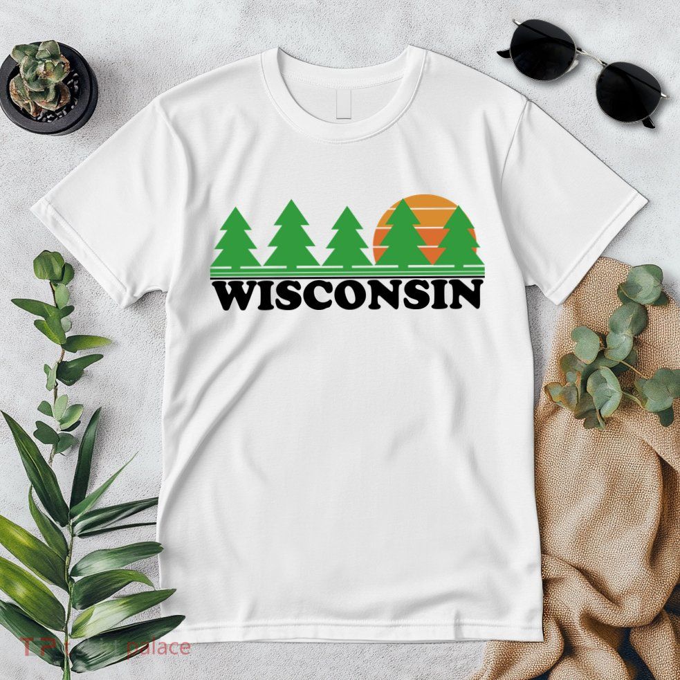 Wisconsin Retro Nature Premium T-Shirt