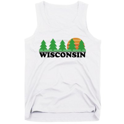 Wisconsin Retro Nature Tank Top