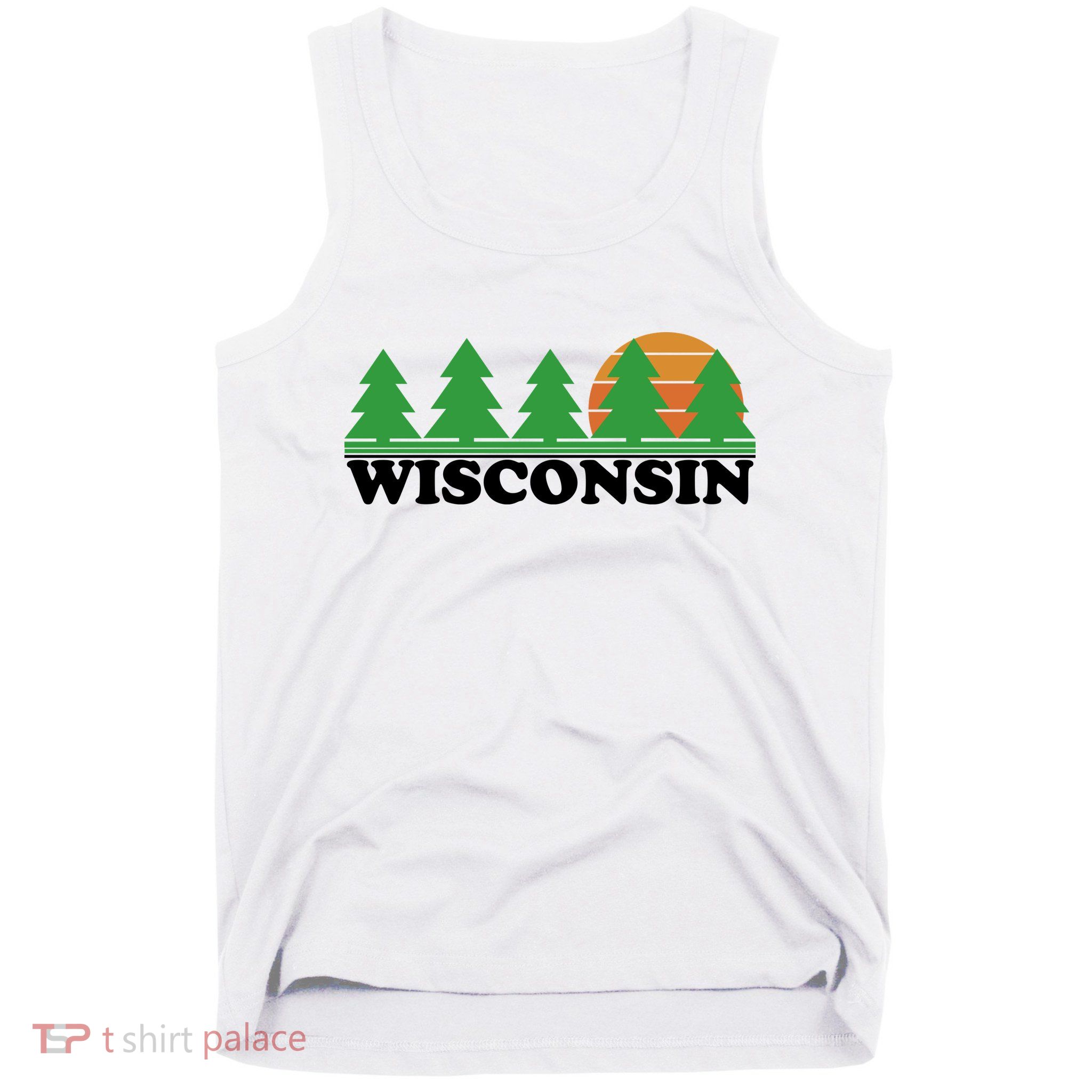Wisconsin Retro Nature Tank Top