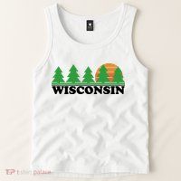 Wisconsin Retro Nature Tank Top