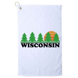 Wisconsin Retro Nature Platinum Collection Golf Towel