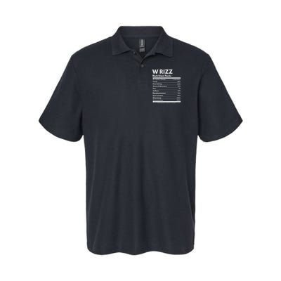 W Rizz Nutrition Facts Funny W Rizz Saying Rizz Polo