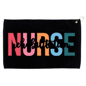 Wo Rehabilitation Nurse Funny Gift For Nursing Student Funny Gift Grommeted Golf Towel