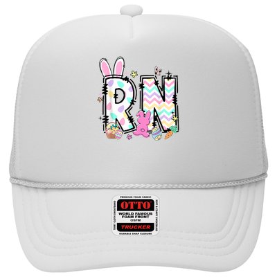 Women Registered Nurse Easter Spring Bunny RN Hospital Staff Trucker Hat