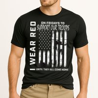 Wear Red On Fridays Military Veteran Support Our Troops Flag Performance Shirt