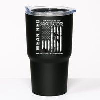 Wear Red On Fridays Military Veteran Support Our Troops Flag Tumbler