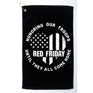 Wear Red On Friday US Military Pride And Support Platinum Collection Golf Towel