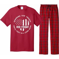 Wear Red on Friday US Military Pride and Support Pajama Set