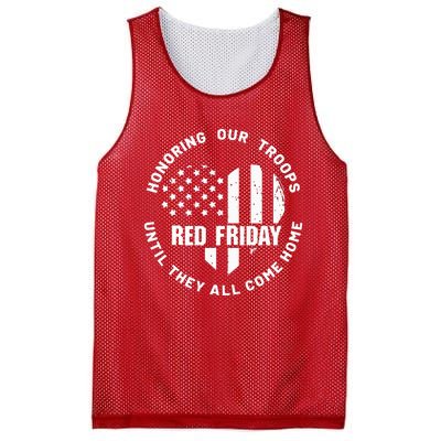 Wear Red on Friday US Military Pride and Support Mesh Reversible Basketball Jersey Tank