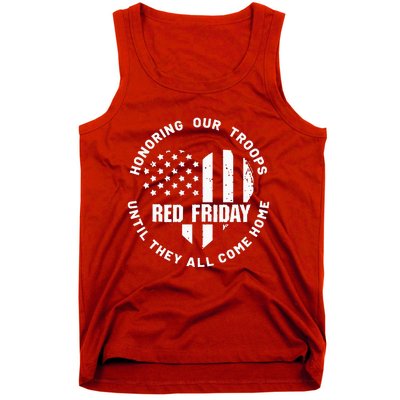 Wear Red on Friday US Military Pride and Support Tank Top