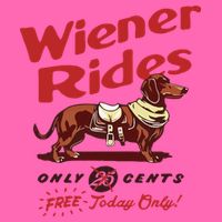 Wiener Rides Only 25 Cents Dachshund Free Today Only Stripe Pom Pom Beanie