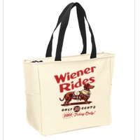 Wiener Rides Only 25 Cents Dachshund Free Today Only Zip Tote Bag