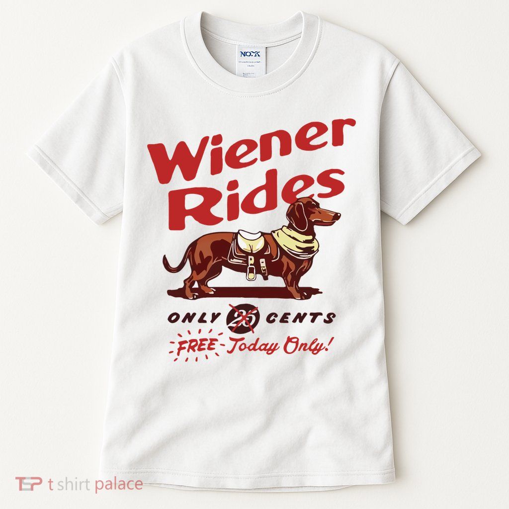 Wiener Rides Only 25 Cents Dachshund Free Today Only Tall T-Shirt