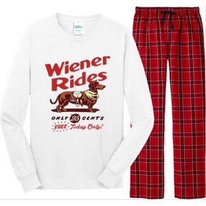 Wiener Rides Only 25 Cents Dachshund Free Today Only Long Sleeve Pajama Set