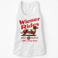 Wiener Rides Only 25 Cents Dachshund Free Today Only Womens Tank Top