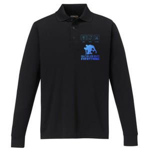 Wrestling Rock Paper Scissors Usa Beats Everything Great Gift Performance Long Sleeve Polo