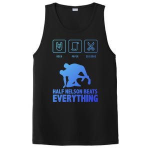 Wrestling Rock Paper Scissors Usa Beats Everything Great Gift PosiCharge Competitor Tank