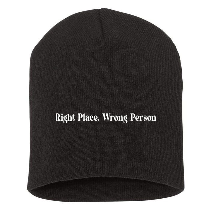 Weverseshop Right Place Wrong Person Short Acrylic Beanie