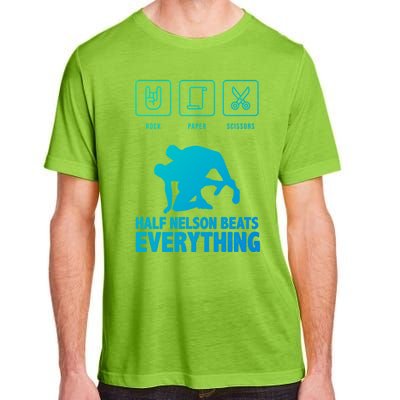 Wrestling Rock Paper Scissors Usa Beats Everything Great Gift Adult ChromaSoft Performance T-Shirt