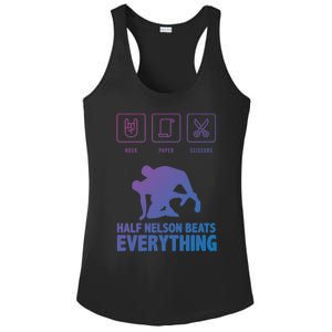 Wrestling Rock Paper Scissors Usa Beats Everything Great Gift Ladies PosiCharge Competitor Racerback Tank