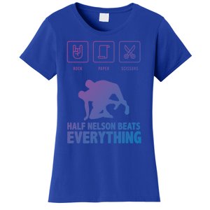 Wrestling Rock Paper Scissors Usa Beats Everything Great Gift Women's T-Shirt