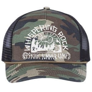 Whispering Rock Psychic Summer Camp Retro Rope Trucker Hat Cap