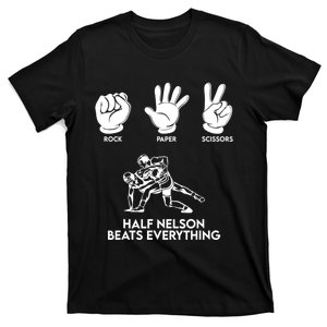 Wrestling Rock Paper Scissors USA Beats Everything T-Shirt