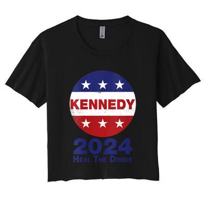 Women RFK Robert Kennedy Democratic President 2024 America Women Crop Top