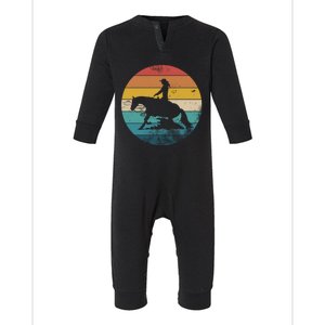 Western Rider Reining Quarter Horse Sliding Stop Cute Gift Infant Fleece One Piece