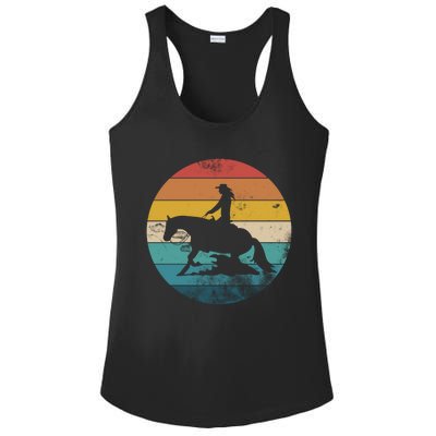 Western Rider Reining Quarter Horse Sliding Stop Cute Gift Ladies PosiCharge Competitor Racerback Tank