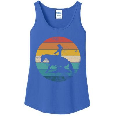 Western Rider Reining Quarter Horse Sliding Stop Cute Gift Ladies Essential Tank