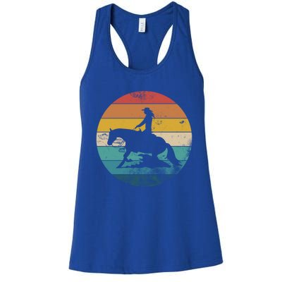 Western Rider Reining Quarter Horse Sliding Stop Cute Gift Women's Racerback Tank