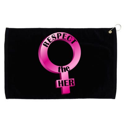 Wo's Rights Respect The Her Gift Grommeted Golf Towel