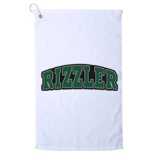 W Rizz Rizzler Funny Platinum Collection Golf Towel