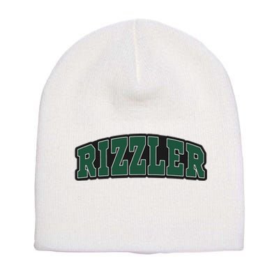 W Rizz Rizzler Funny Short Acrylic Beanie