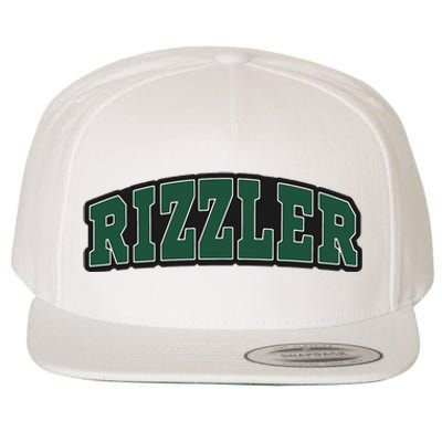 W Rizz Rizzler Funny Wool Snapback Cap