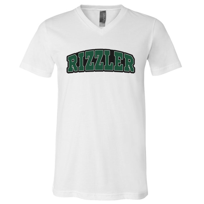 W Rizz Rizzler Funny Meme V-Neck T-Shirt