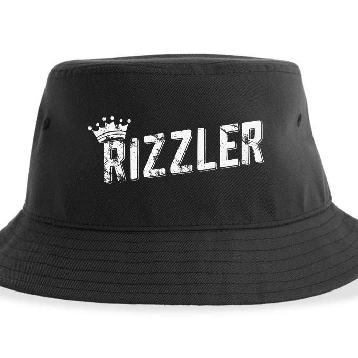 W Rizz Rizzler The Rizz God Sustainable Bucket Hat