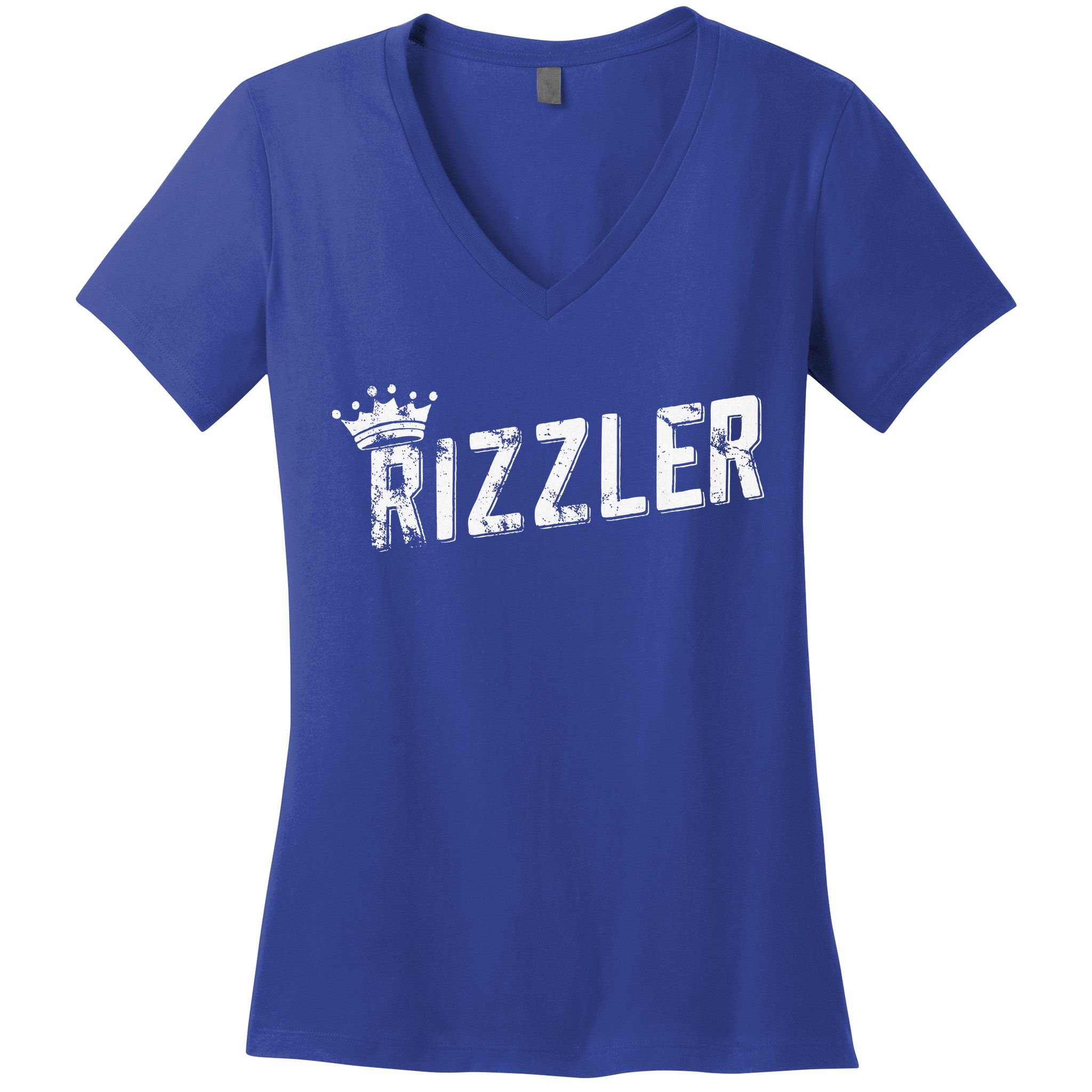 W Rizz Rizzler The Rizz God Women's V-Neck T-Shirt