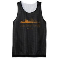 Wind River Range Mountains Wyoming Hiking Outdoors Vintage Mesh Reversible Basketball Jersey Tank