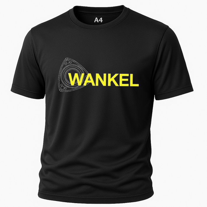 Wankel Rotary Rx8 Yellow Cooling Performance Crew T-Shirt