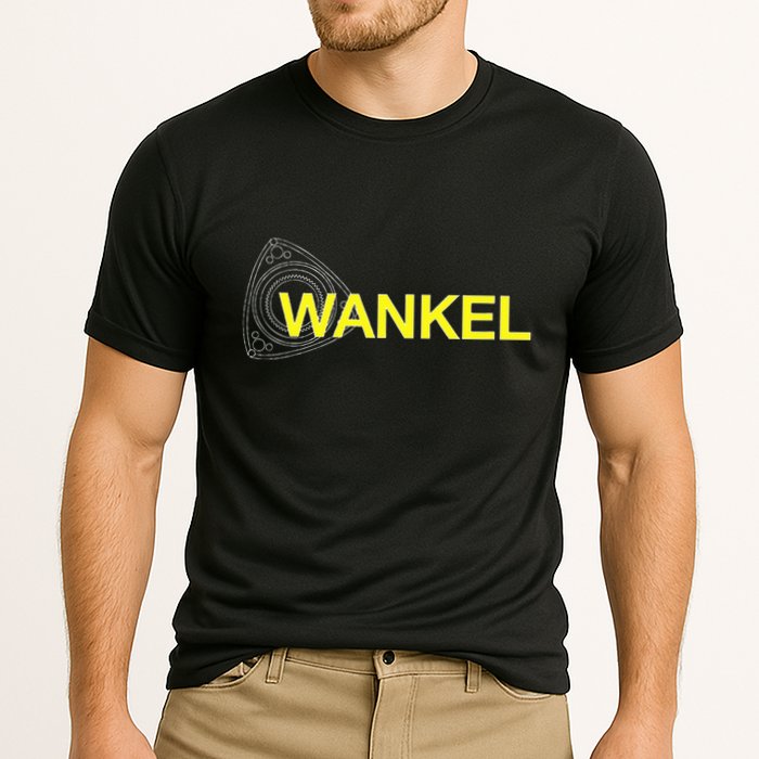 Wankel Rotary Rx8 Yellow Cooling Performance Crew T-Shirt